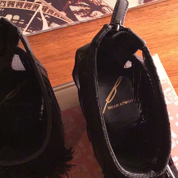 Brian Atwood “Casanova” Chain Fringe Flat Sandals - Picture 5 of 10